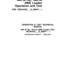 John Deere 444 G-Tier (Gen A - 4WD) Loader Technical Repair Manual (SN D_00001 and up) - Image 1