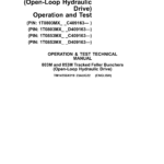 John Deere 803M, 853M Tracked Feller Bunchers (Open-Loop Hydraulic) Technical Repair Manual (SN C409163 & D409163 and up) - Image 1