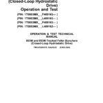 John Deere 803M, 853M Tracked Feller Bunchers (Closed-Loop Hydraulic) Technical Repair Manual (SN F409163 & L409163 and up) - Image 1