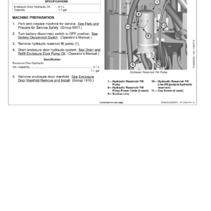 John Deere 859M Tracked Feller Bunchers (Open-Loop Hydraulic) Technical Repair Manual (SN F409163 & L409163 and up) - Image 5