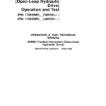 John Deere 859MH Tracked Harvesters (Open-Loop Hydraulic) Technical Repair Manual (SN F409163 & L409163 and up) - Image 1