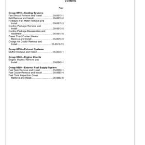 John Deere 803MH, 853MH Tracked Harvesters (Closed-Loop Hydraulic) Technical Repair Manual (SN C409163 & D409163 and up) - Image 4