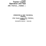 John Deere 210L Tractor Loader Technical Repair Manual (SN F420826 and Up) - Image 1