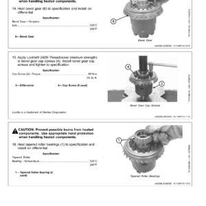 John Deere 210L Tractor Loader Technical Repair Manual (SN F420826 and Up) - Image 4