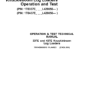 John Deere 337E, 437E Knuckleboom Log Loaders Technical Repair Manual (SN L429856 and up) - Image 1