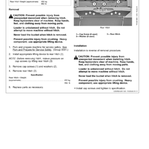 John Deere 824 P (4WD) Loader Technical Repair Manual (SN L_05963 and up) - Image 5