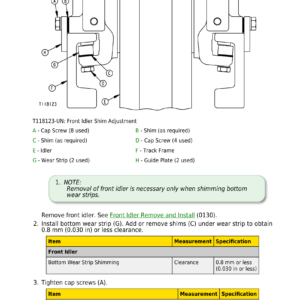 John Deere 550 P Crawler Dozer Technical Repair Manual (SN DX01837 and up) - Image 4
