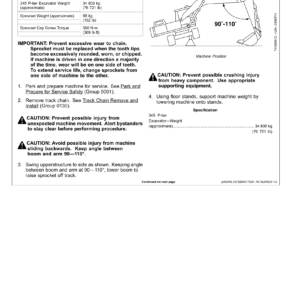 John Deere 345 P Excavator Technical Repair Manual (SN F000001 and Up) - Image 3