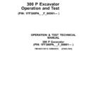 John Deere 300 P Excavator Technical Repair Manual (SN 1FF300PA_F_00001 and up) - Image 1