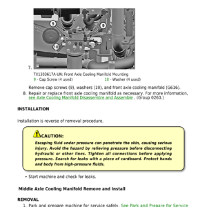 John Deere 410 P, 460 P Articulated Dump Truck Technical Repair Manual (SN F_06113 and Up) - Image 4