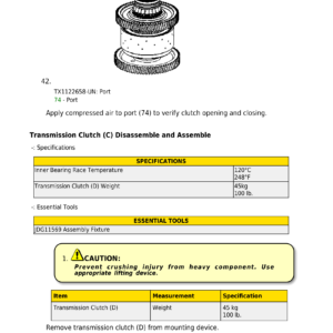 John Deere 410 P, 460 P Articulated Dump Truck Technical Repair Manual (SN F_06113 and Up) - Image 5