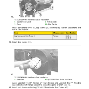 John Deere 410 P Backhoe Loader Technical Repair Manual (SN CX02265 and Up) - Image 5