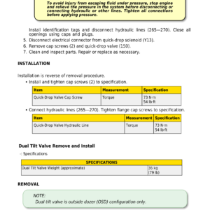 John Deere 1050 P Crawler Dozer Technical Repair Manual (SN CX07442 and up) - Image 5