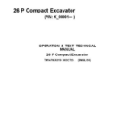John Deere 26 P Compact Excavator Technical Repair Manual (SN K_00001 and up) - Image 1