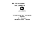 John Deere 50 P Excavator Technical Repair Manual (SN H_00001 and up) - Image 1