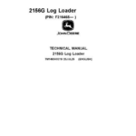 John Deere 2156G Log Loader Technical Repair Manual (SN F216465 and Up) - Image 1