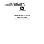 John Deere 326 P (4WD) Loader Technical Repair Manual (SN ZB076859 and Up) - Image 2