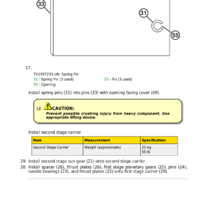 John Deere 510P Excavator Technical Repair Manual (SN F_00001 and up) - Image 5