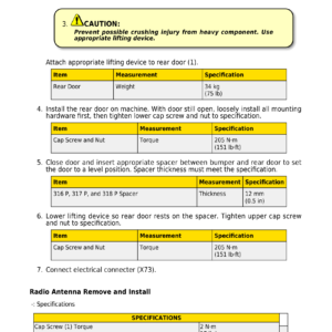 John Deere 316 P, 318 P SkidSteer Loader Technical Repair Manual (SN J_36500 and Up) - Image 5