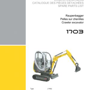 Wacker Neuson 1703 Excavator Service Repair Manual - Image 4