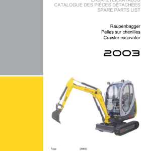 Wacker Neuson 2003 Excavator Service Repair Manual - Image 4