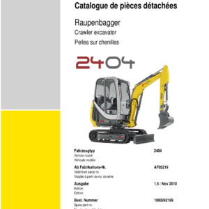 Wacker Neuson 2404 Excavator Service Repair Manual - Image 5