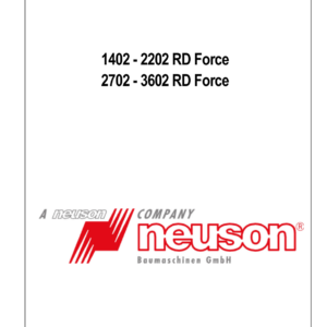 Wacker Neuson 2702, 2702 Force, 2902, 2902 Force, 3402, 3402 Force, 3602, 3602 Force Excavator Service Repair Manual - Image 4