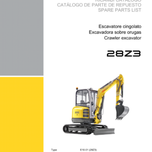 Wacker Neuson 28Z3 Excavator Service Repair Manual - Image 5