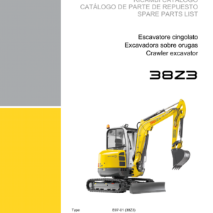 Wacker Neuson 38Z3 Excavator Service Repair Manual - Image 5