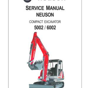 Wacker Neuson 5002, 6002 Excavator Service Repair Manual
