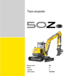 Wacker Neuson 50Z3 Excavator Service Repair Manual - Image 1
