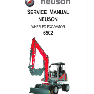Wacker Neuson 6502 (SN before AB03043) Excavator Service Repair Manual