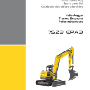 Wacker Neuson 75Z3 Excavator Service Repair Manual - Image 5