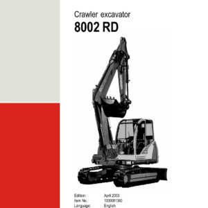 Wacker Neuson 8002 Excavator Service Repair Manual - Image 2
