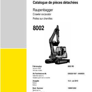 Wacker Neuson 8002 Excavator Service Repair Manual - Image 3