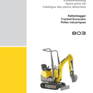 Wacker Neuson 803, 803 dualpower Excavator Service Repair Manual - Image 5