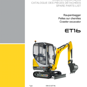 Wacker Neuson ET16 Excavator Service Repair Manual - Image 5
