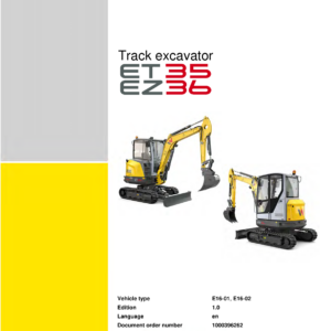 Wacker Neuson ET35, EZ36 Excavator Service Repair Manual - Image 1