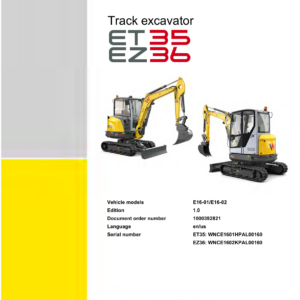 Wacker Neuson ET35, EZ36 Excavator Service Repair Manual - Image 2
