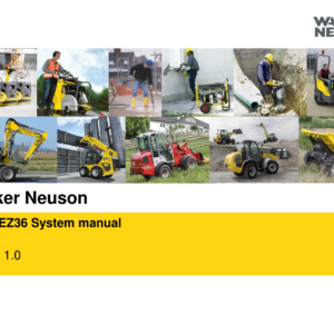 Wacker Neuson ET35, EZ36 Excavator Service Repair Manual - Image 5