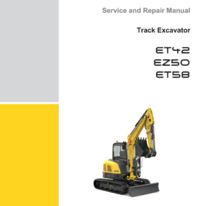Wacker Neuson ET42, EZ50, ET58 Excavator Service Repair Manual - Image 1
