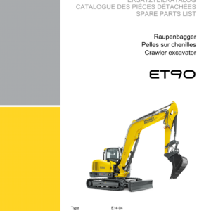 Wacker Neuson ET65, ET90 Excavator Service Repair Manual - Image 3
