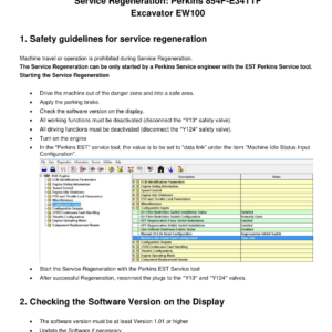 Wacker Neuson EW100 Excavator Service Repair Manual - Image 3
