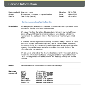 Wacker Neuson EW100 Excavator Service Repair Manual - Image 4