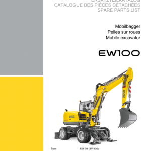 Wacker Neuson EW100 Excavator Service Repair Manual - Image 5