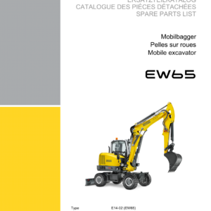 Wacker Neuson EW65 Excavator Service Repair Manual - Image 3