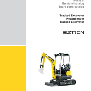 Wacker Neuson EZ17 CN Excavator Service Repair Manual - Image 4