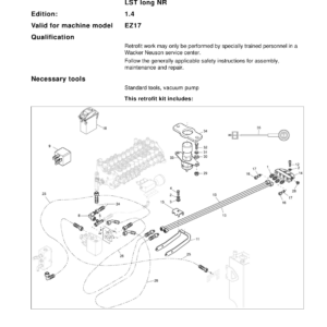 Wacker Neuson EZ17 Excavator Service Repair Manual - Image 2
