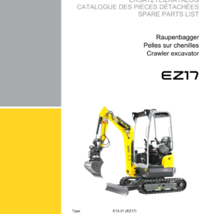Wacker Neuson EZ17 Excavator Service Repair Manual - Image 5