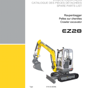 Wacker Neuson EZ28 Excavator Service Repair Manual - Image 4